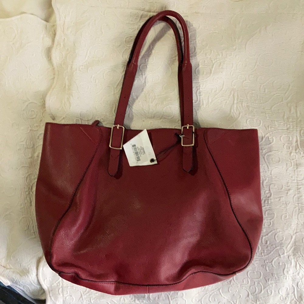Joy Gryson Iiibeca red tote NEW